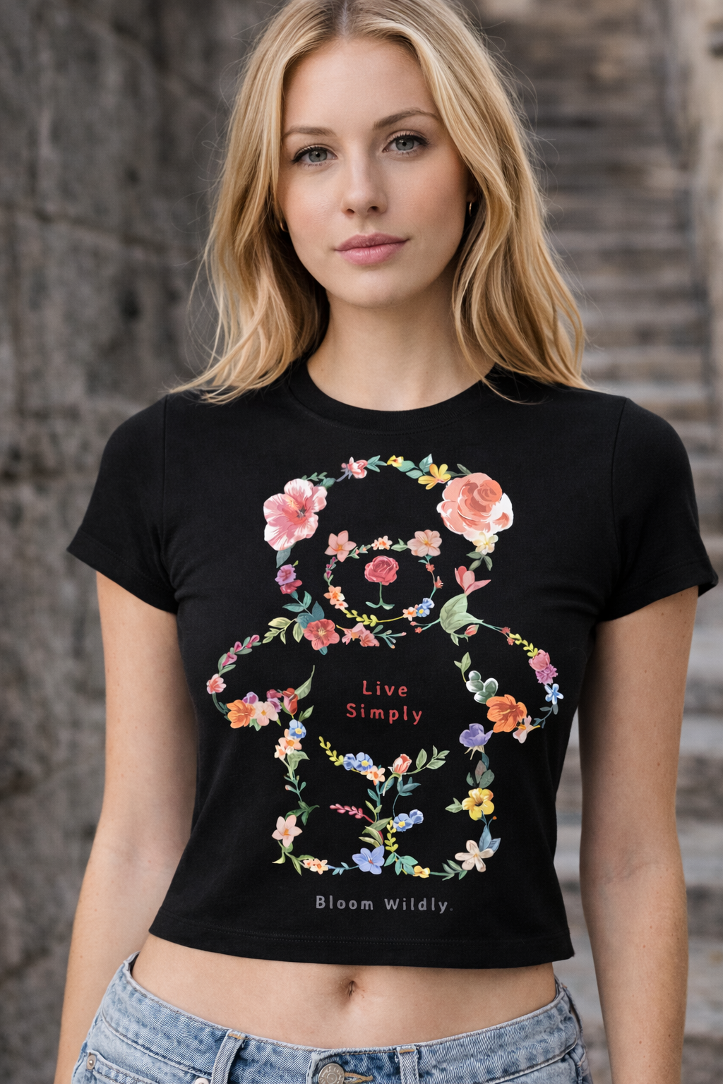 Pack de remeras baby tee personalizadas